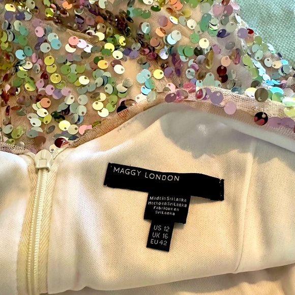 Maggy London sequin dress size 12 NWT - Picture 3 of 3